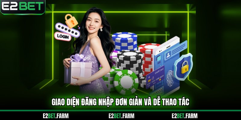 Giao diện đăng nhập đơn giản