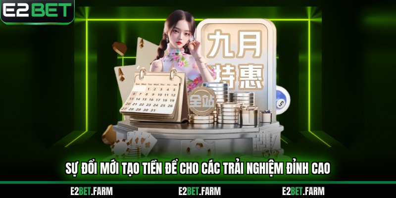 Sự đổi mới tạo tiền để cho các trải nghiệm đỉnh cao 